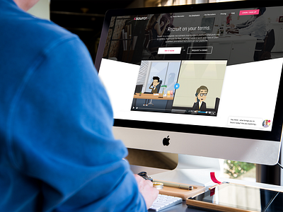 Sourcr marketing website & platform UI