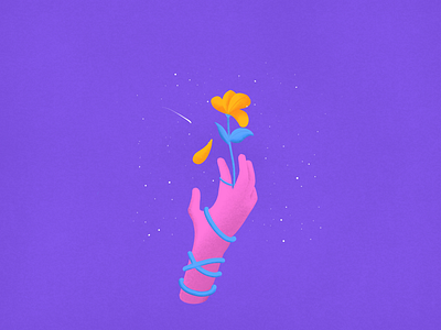 We’re all right art dribbble illustration love