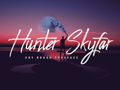 Hunter Skyfar - Handlettering Font