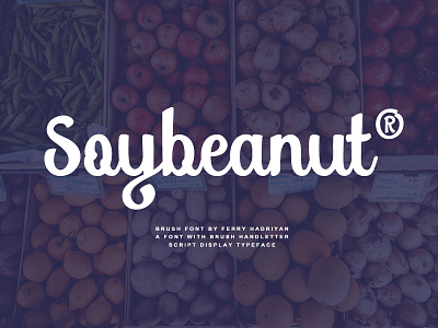 Soybeanut - Brush Script Font