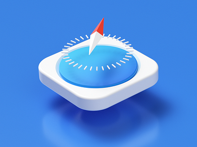 Mac OS Big Sur safari icon by Vivivian for Vitality Studio on Dribbble