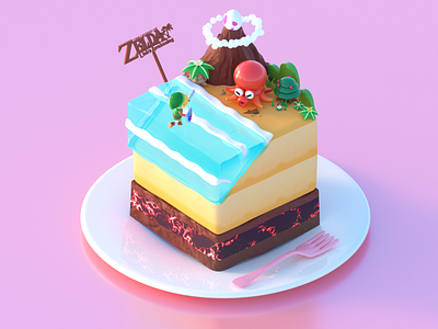 Zelda Cake - Yum~Yum