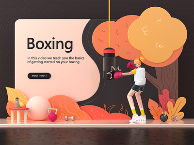 Landing page - Boxing