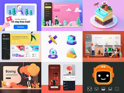 Best nine for 2019 2019 3d animation app bestnine c4d dashboard design dribbble fashion flat icon illustration interface robot smarthome sport topnine ui zelda