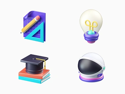 uMake 3d icon #03 3d app branding c4d design dribbble graphic icon illustration ios ipad logo octane ui umake ux