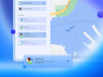 Map Layers, Map Option - GIS, Mapping clay dashboard gis google map layers location logo map mapping meta option