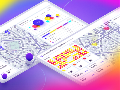 Health Dashboard, Heatmap, Infographic