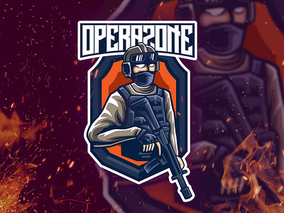 Operazone esport logo design