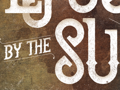 By The Su... custom type texture