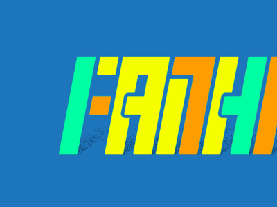 Faith custom lettering