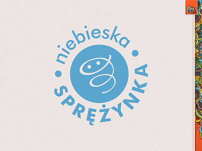 Niebieska Sprężynka branding design icon logo logo design typography vector warsaw