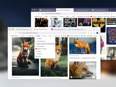 Firefox Redesign - UI design redesign ui