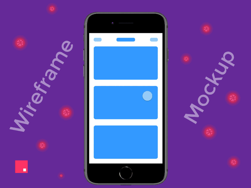 Wireframe To Mockup Prototype #3 animation app design invision invisionstudio mockup prototype ui ux wireframe