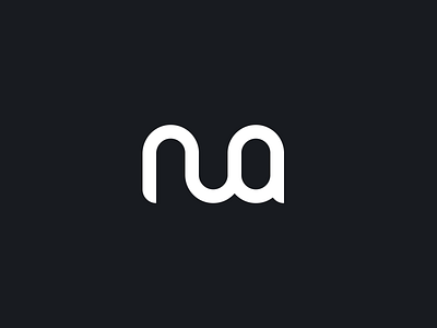 NA Logo Design art black brand and identity branding design flat logo minimal simple vector
