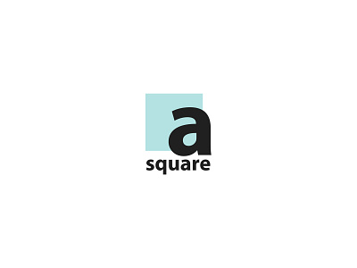 A Square Logo Design Conept a art black brand and identity branding design flat icon letter logo logo design logo design concept square typography vector