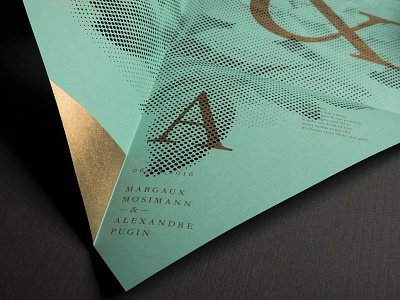 A+M Wedding invitation branding design invitation lasercut typography wedding