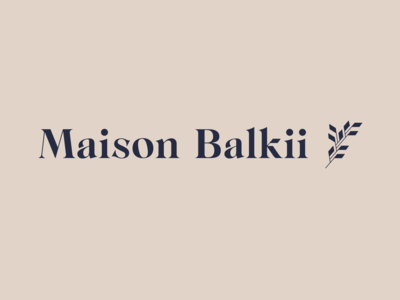 Maison Balkii — Branding branding design invitation logo typography