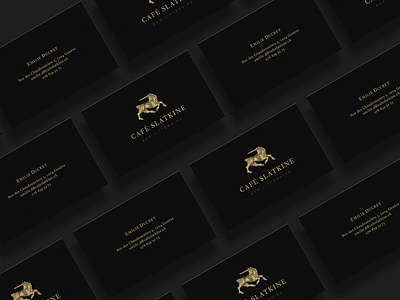 Café Slatkine — Branding branding design logo typography