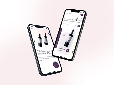 Wineshop app UI Concept