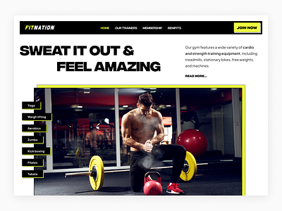 Fitnation- Gym Web-header