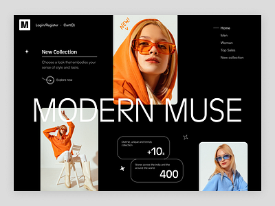 M- Fashion ecommerce Webheader