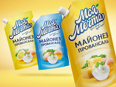 mayonnaise My dream mayonnaise package packagedesign