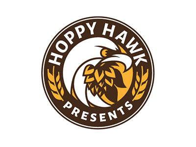 Hoppy Hawk beerlogo hawk logo