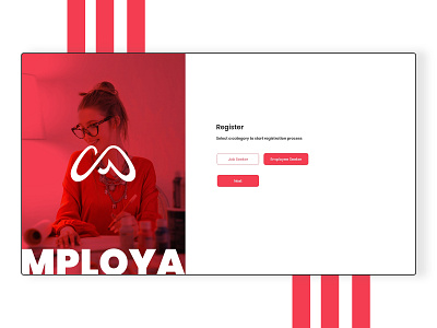 Registration Screen animation app branding flat icon layoutdesign logo minimal ux web