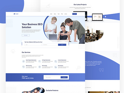 Web Page illustration ui ux website design