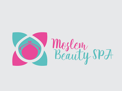 Beauty SPA for Moslem branding design flat illustration logo minimal typography