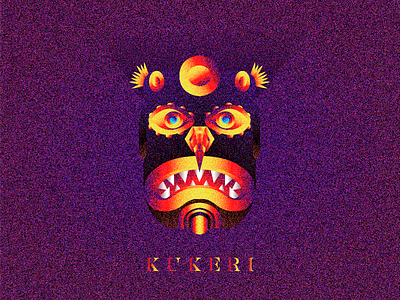 KUKERI anger branding colorful design design art event evil eye face grains illustraion illustration vector