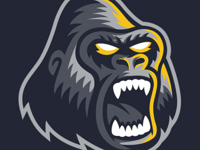 Gorilla gorilla logo sports