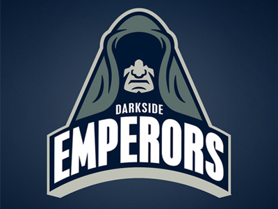 Darkside Emperors brand dark darkside design emperor force jedi logo sci fi sports star wars