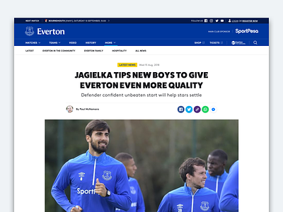 Everton Article Concept