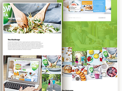 Wowchia case study brand branding case study layout web design website