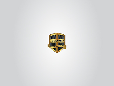 Rejuvenate defense gold logo shield