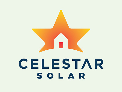 Celestar Logo energy globalwarming gotham gradient midwest renewables solar star sunrise
