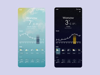 Weather App design design process illustration ui ux