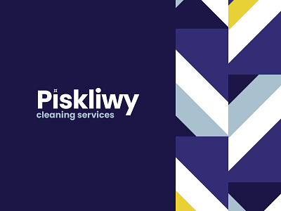 Piskliwy logo/cleaning services branding design illustration logo typography