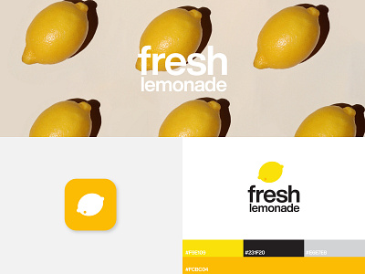 Fresh Lemonade Brand Identity branding design design process icon illustration logo typography ui ux vector