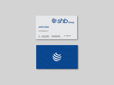 SHB Group Business Card branding design design process graphic design illustration logo typography