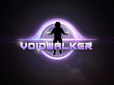 Voidwalker branding 80s style branding design illustration logo
