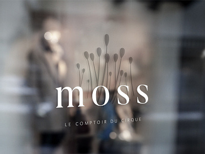 Logo Moss branding design illustration logo