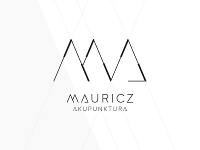 Mauricz Akupunktura branding design logo typography vector