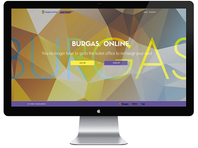 Burgas Home concept landing layout portal proposal sign up ui ux