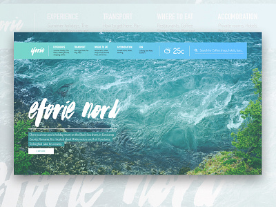 Travel landing page design landing page travel ui ux