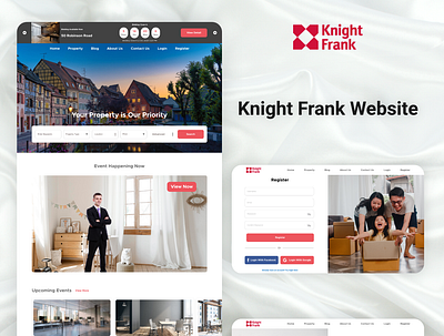 Knight Frank Property property marketing responsive design ui design user experience user interface ux design website
