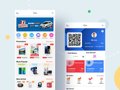 Linn E-Commerce App app design e commerce mobile app mobile app design mobileapp myanmar ui design user experience user interface ux design