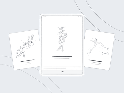 Lasso — Onboarding sketches app design digital products draft drawing illustration investors ipad lasso onboarding pencil sketches startup ui wireframes work in progress z1