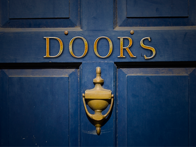 Doors blue door sermon